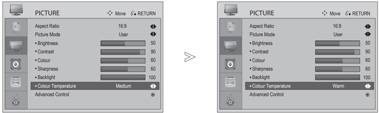 LG 223010 - Colour Temperature (Medium/Warm/Cool) - 1