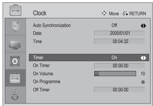 LG 223010 - Auto On/Off Timer Setting - 1