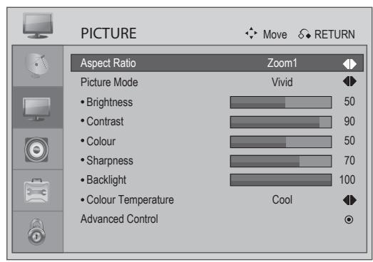 LG 223010 - Picture Size (Aspect Ratio) Control - 2