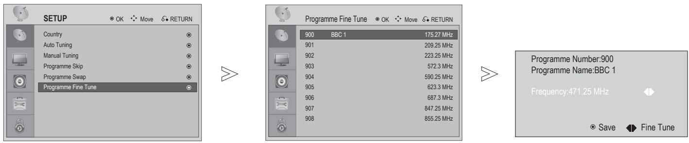 LG 223010 - Assigning Programme Fine Tune (In Analog Mode) - 1