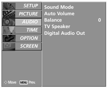 LG 26LC55 - SOUND SETTING ADJUSTMENT -USER MODE - 3