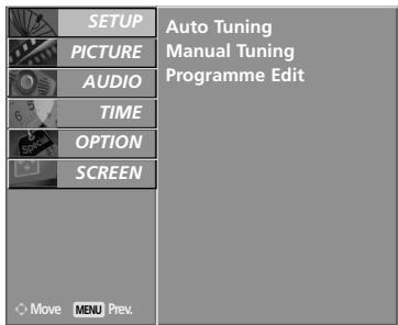 LG 26LC55 - MANUAL PROGRAMME TUNING (IN ANALOGUE MODE) - 2