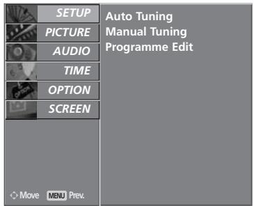LG 32LC5 - AUTO PROGRAMME TUNING (IN ANALOGUE MODE) - 3