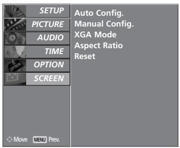 LG 32LC5 - Selecting Wide XGA mode - 2
