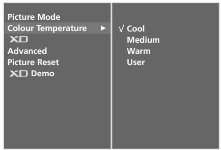 LG 32LC5 - Auto Colour Tone Control (Warm/Medium/Cool) - 8