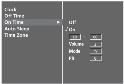 LG 32LC5 - AUTO ON/OFF TIMER SETTING - 4
