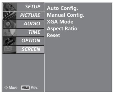 LG 32LC5 - Adjustment for screen Phase, Clock, Position - 3