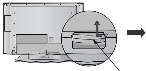 LG 32LC5 - BACK COVER FOR WIRE ARRANGEMENT - 1