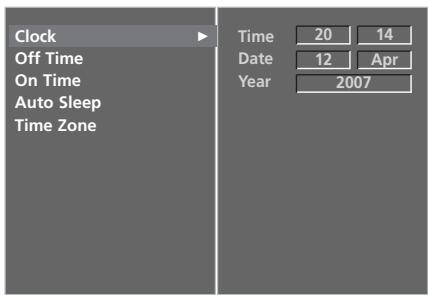 LG 32LC5 - CLOCK SETUP - 3