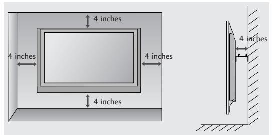 LG 32LC5 - Wall Mount: Horizontal installation - 2