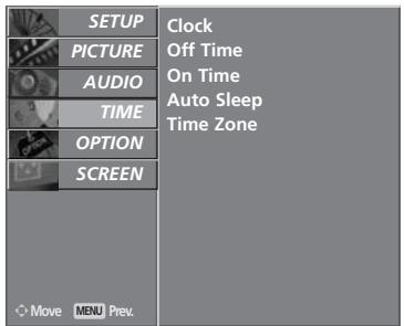 LG 32LC5 - CLOCK SETUP - 2