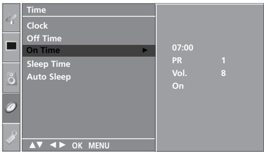 LG 32PC51 - AUTO ON/OFF TIMER SETTING - 4