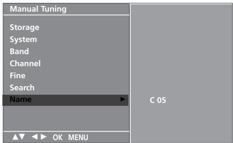 LG 32PC51 - ASSIGNING A STATION NAME - 4