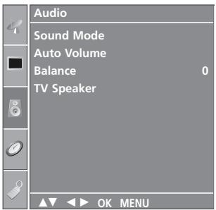 LG 32PC51 - TV SPEAKERS ON/OFF SETUP - 6