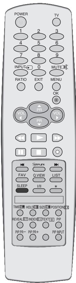 LG 32PC51 - SLEEP TIMER SETTING - 2