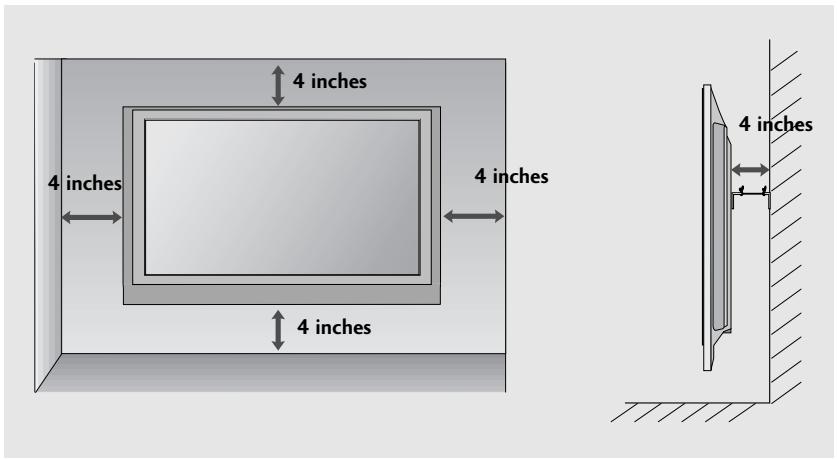 LG 426100 - WALL MOUNT: HORIZONTAL INSTALLATION - 2