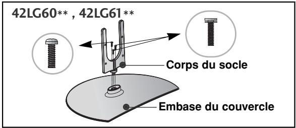 LG 426100 - INSTALLATION DU SOCLE (32/37/42LG60\*\*, 42LG61\*\* uniquement) - 3
