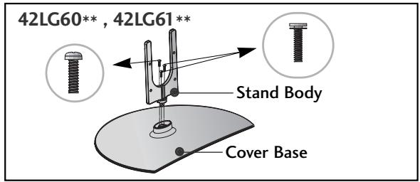 LG 426100 - STAND INSTALLATION (32/37/42LG60\*\*, 42LG61\*\* Only) - 3