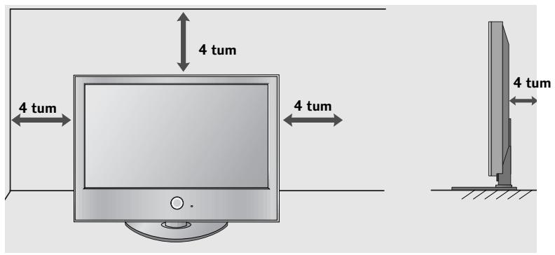LG 426100 - MONTERA PRODUKTEN ORDENTLIGT SÅ ATT DEN INTE VÄLTER. - 2