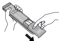 LG 42PG1000 - Instalación de las pilas - 1