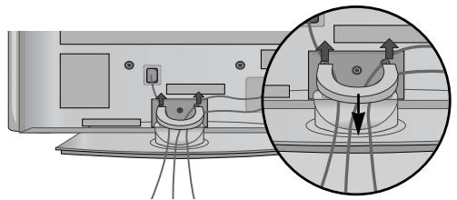 LG 42PG1000 - How to remove the cable management clip - 1