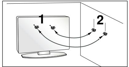 LG 42PG1000 - DAS GERÄT MUSS SICHER MONTIERT WERDEN, SO DASS ES NICT UMFALLEN KANN. - 2