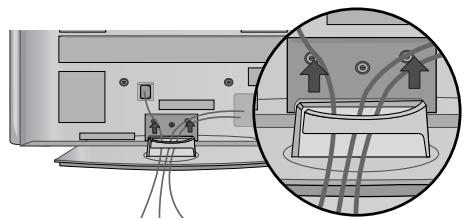 LG 42PG1000 - Come rimuovere il clip per cavi. - 2