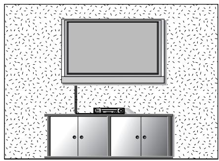 LG 42PG1000 - WALL MOUNT: HORIZONTAL INSTALLATION - 1