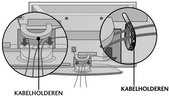 LG 42PG1000 - Monter KABELHOLDEREN som vist. - 1