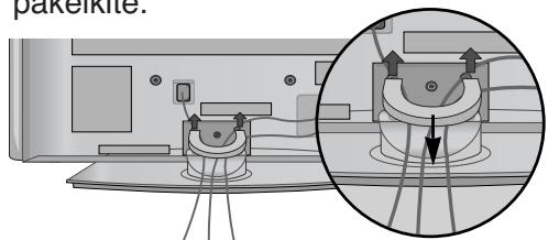 LG 42PG1000 - Kabeliç tvarkymo spaustuko nuèmimas - 1