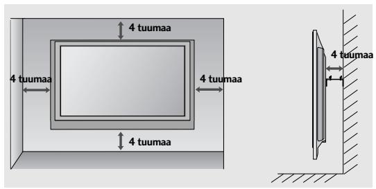 LG 42PG1000 - ASENTAMINEN SEINALLE: VAAKASUORA ASENNUS - 2