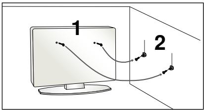 LG 42PG1000 - KÉRJÜK, GONDOSAN SZERELJE FEL, HOGY A KÉSZÜLEK NE BORULHASSON FEL. - 1