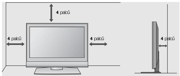 LG 42PG1000 - Instalace s podstavcem na stolku - 2