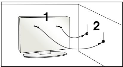 LG 42PG1000 - INSTALLARE CON ATTENZIUONE IN MODO CHE IL PRODOTTO NON SI RIBALTI. - 1