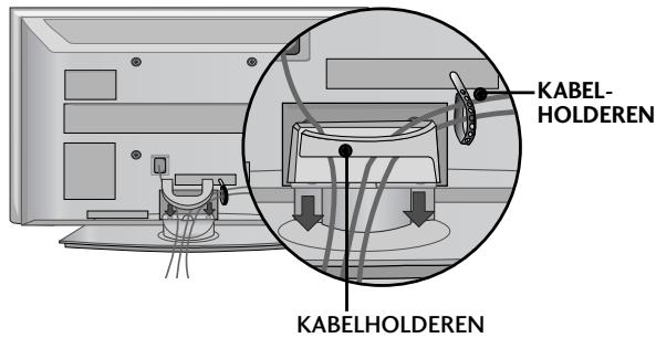 LG 42PG1000 - Monter KABELHOLDEREN som vist. - 2