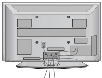 LG 42PG1000 - Anslut nödvändiga kablar. - 1