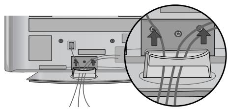 LG 42PG1000 - Kā nonemt kabelu turetāja skavu - 2