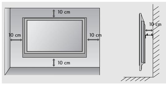 LG 42PG1000 - WANDMONTAGE: HORIZONTAL INSTALLATIE - 2