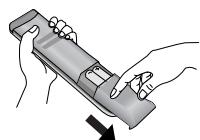 LG 42PG1000 - Installing Batteries - 1