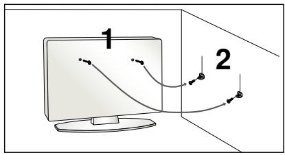LG 42PG1000 - PLEASE SET IT UP CAREFULLY SO THE PRODUCT DOES NOT FALL OVER. - 1
