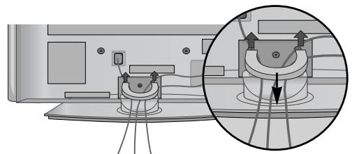 LG 42PG1000 - Odstrányenie uchytky na káble - 1