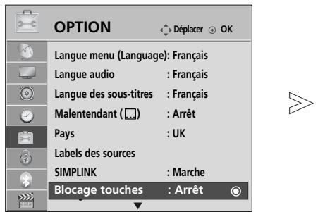LG 32LH3000 - BLOCAGE DES TOUCHES - 1