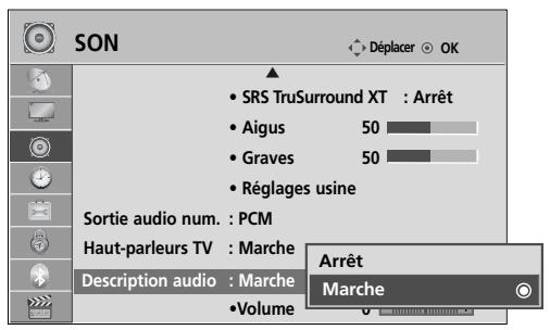 LG 32LH3000 - DESCRIPTION AUDIO (EN MODE NUMÉRIQUE UNIQUEMENT) - 3