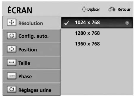 LG 32LH3000 - Sélection de la résolution - 3