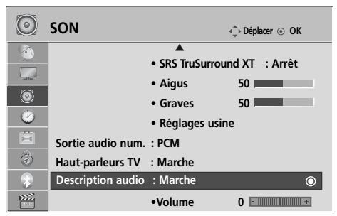 LG 32LH3000 - DESCRIPTION AUDIO (EN MODE NUMÉRIQUE UNIQUEMENT) - 1