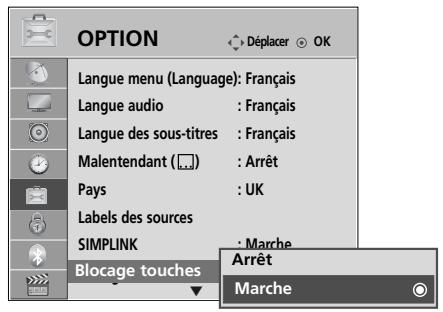 LG 32LH3000 - BLOCAGE DES TOUCHES - 2