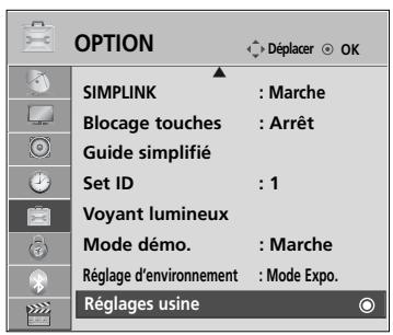 LG 32LH3000 - (Retour aux réglages d'usine) - 1