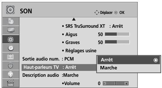 LG 32LH3000 - ACTIVATION ET DÉSACTIVATION DES HAUT-PARLEURS - 3