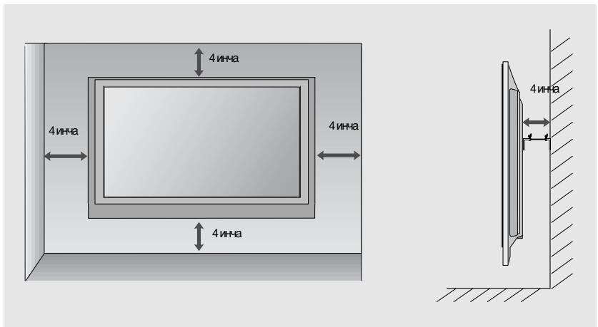 LG 32PG6000 - Стень монтуж:Хорионлноюпocтаванe - 2