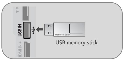 LG 32PG6000 - NÄR USB-ENHEDEN TILSLUTTES - 1